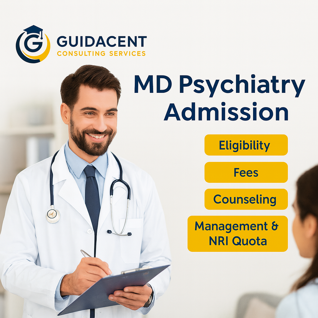 direct admission in MD Psychiatry