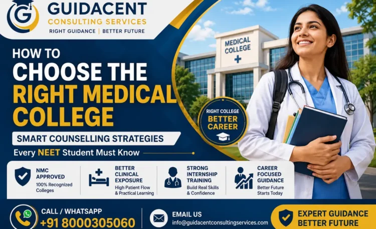 NEET student choosing the right medical college with expert MBBS counselling guidance and clinical exposure comparison