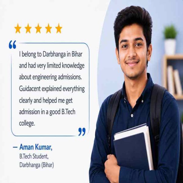 Aman Kumar student review Guidacent Consulting Services