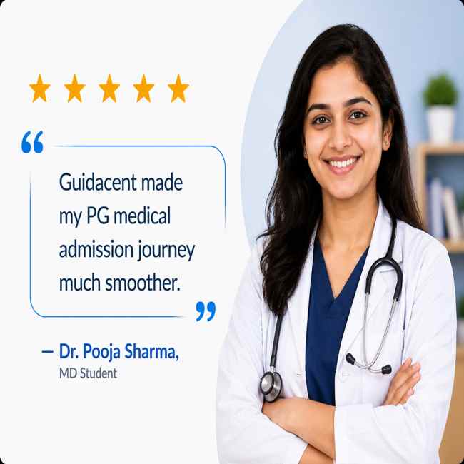 Dr Pooja Sharma student review Guidacent Consulting Services