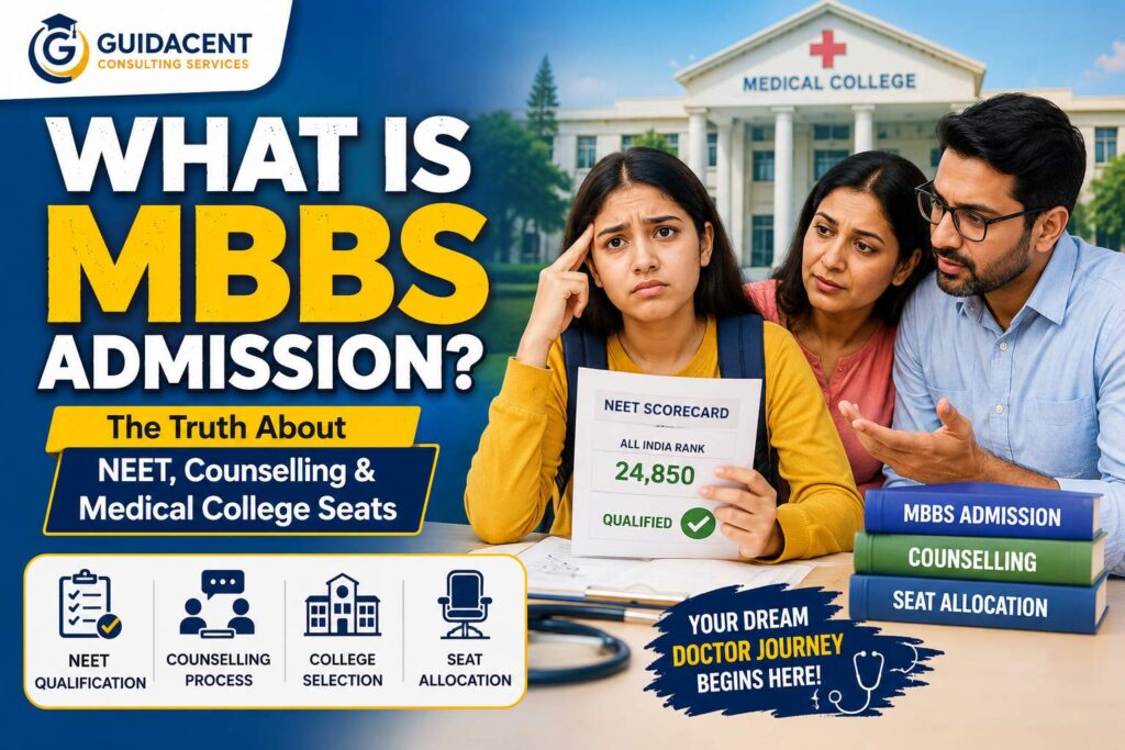 NEET aspirant understanding MBBS admission process and medical college counselling pathway